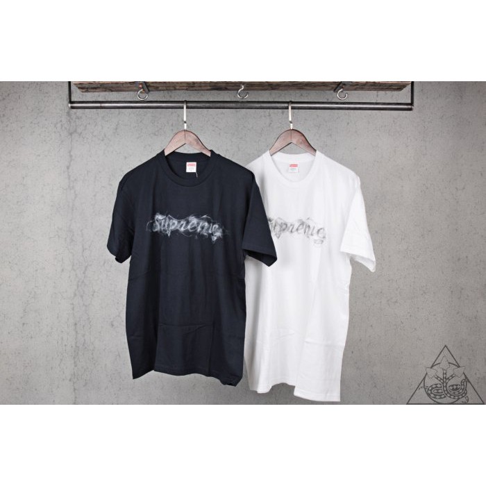 supreme smoke tee black