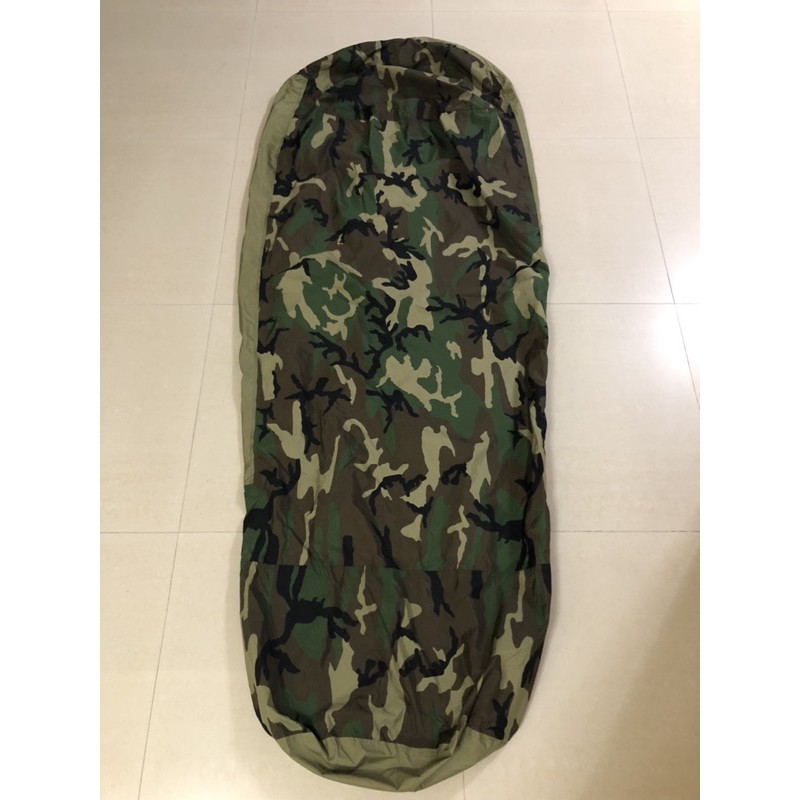 #34🇺🇸美軍公發 BDU 叢林迷彩Gore-Tex 露宿袋外袋 WOODLAND BIVY COVER 美軍流出品