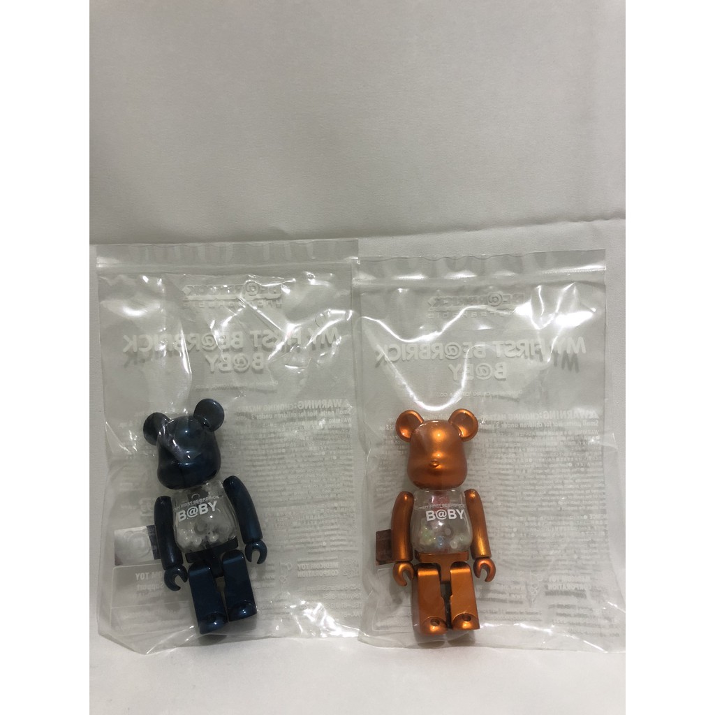 Be@rbrick 千秋 藍色 橘色 藍 橘 100% 全新 未拆