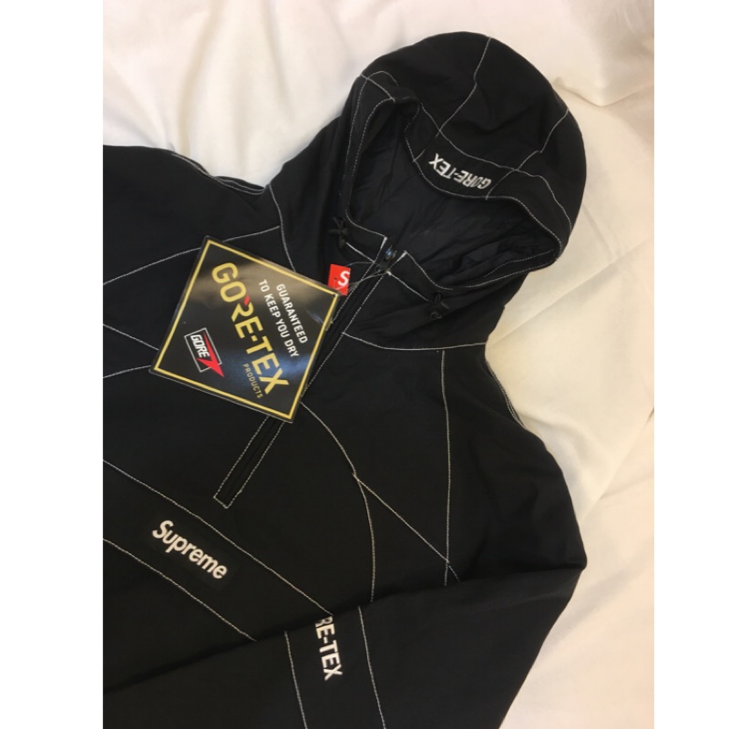 supreme contrast stitch anorak