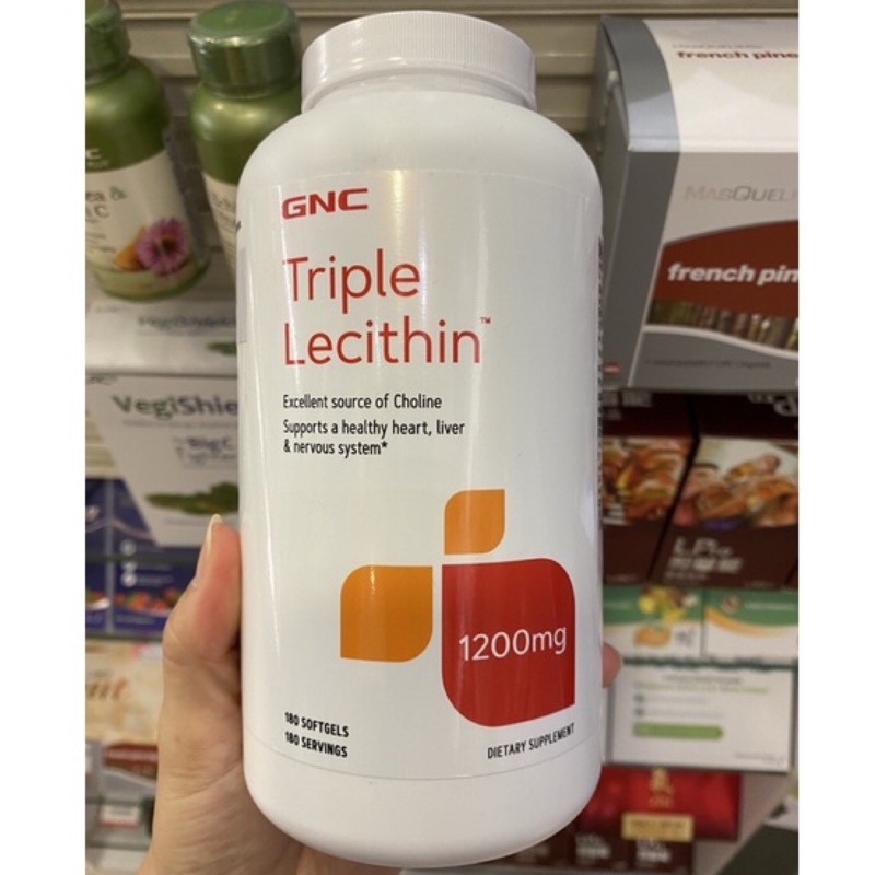 【Star代購】GNC Triple Lecithin 三效卵磷脂 卵磷脂 1200mg 180顆