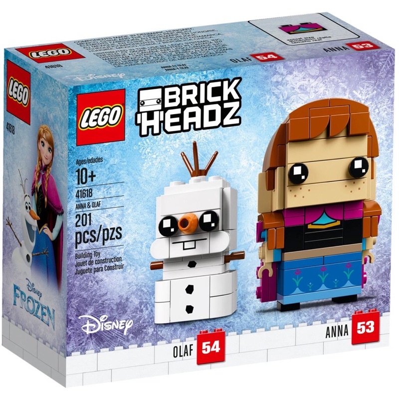 LEGO 41618 brickheadz 雪寶 安娜 冰雪奇緣