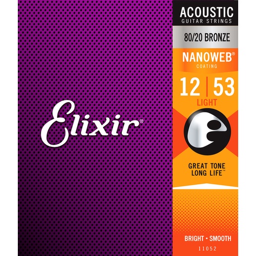 Elixir 1253 民謠吉他弦 黃銅 Nanoweb 11052 大鼻子樂器