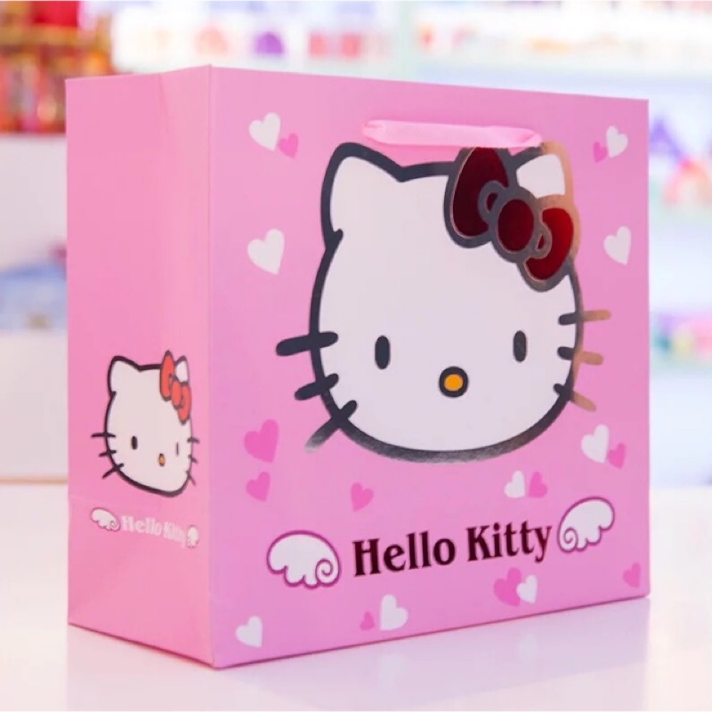 🎀Hello Kitty雷射手提袋 禮品袋 禮盒袋 包裝袋