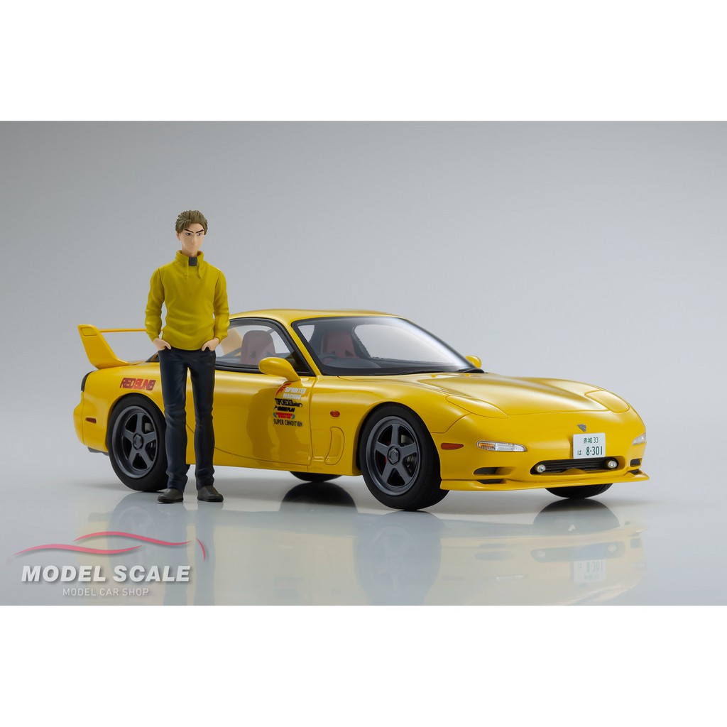 模例 Kyosho 1 18 頭文字d 新劇場版mazda Rx 7 Fd3s 附高橋啟介人偶 蝦皮購物