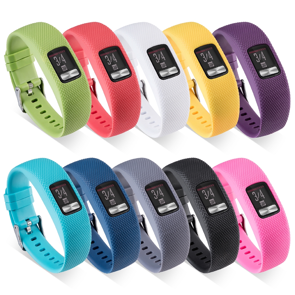 適用於 Garmin vivofit 4 替換錶帶矽膠運動替換錶帶