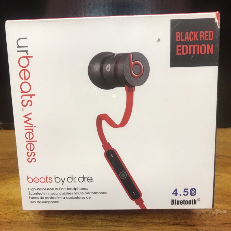 urbeats wireless 4.5 黑紅色藍牙耳機
