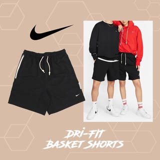 Nike 短褲 Standard Issue 男女款 黑 透氣 拉鍊口袋 膝上褲 籃球褲【ACS】 DQ5713-010