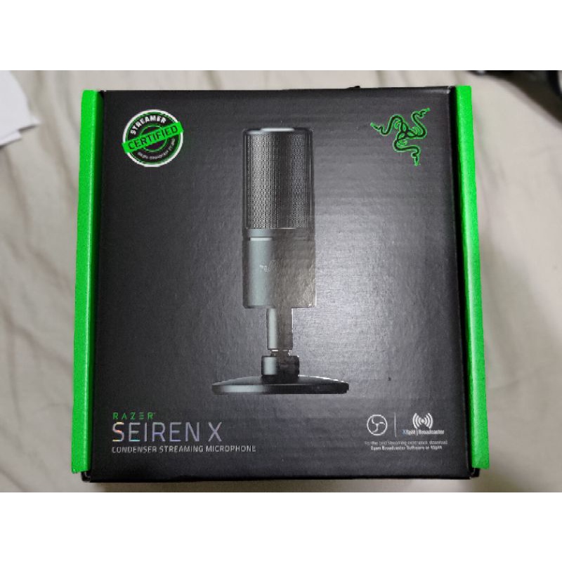 近全新【RAZER 雷蛇】SEIREN X 魔音海妖 USB 直播麥克風