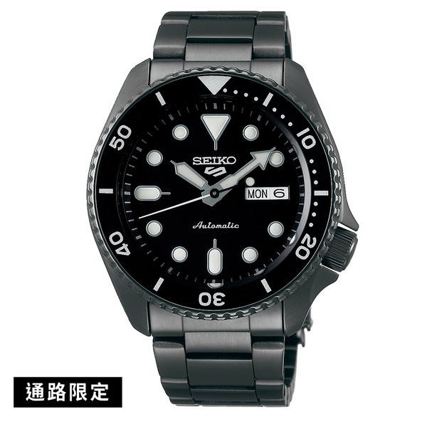 【SEIKO】5SPORTS 全黑水鬼不鏽鋼機械錶 SRPD65K1 4R36-07G0SD 台灣公司貨SK022