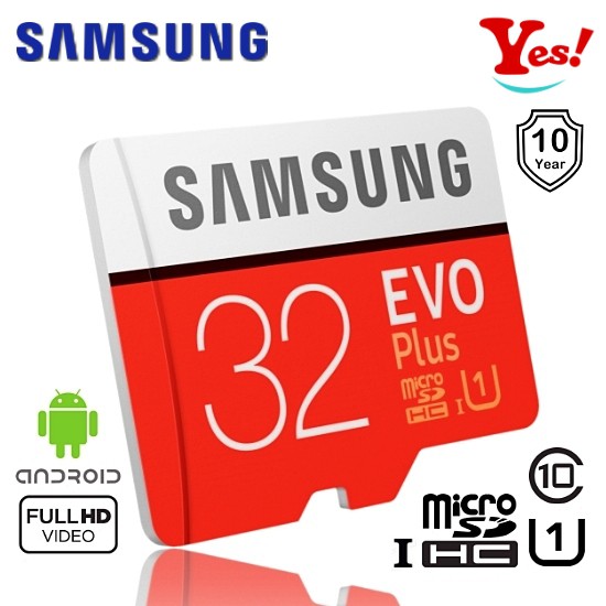 【Yes❗️台灣公司貨】Samsung EVO Plus microSDHC 32G/GB C10 95MB/s 記憶卡