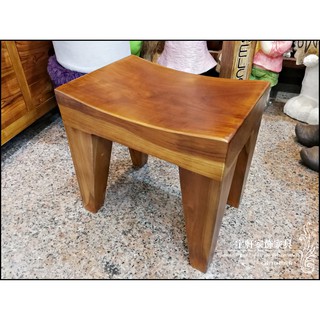 【現貨】厚柚木小椅 穿鞋椅 矮凳 小板凳 原木椅 實木椅 全實木｜40cm高｜24H臺灣出貨 。宇軒家居生活館。