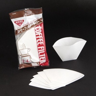 日本製 咖啡濾紙 (份量有咖啡濾紙2-4杯50入)