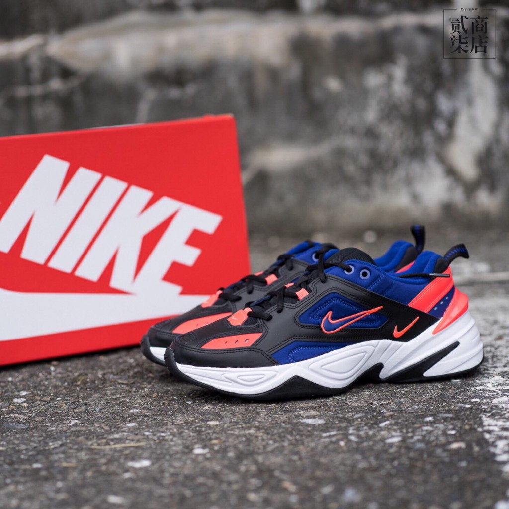 (貳柒商店) Nike M2K Tekno 男款 藍色 桃紅 白 老爹鞋 復古 休閒 AV4789-006
