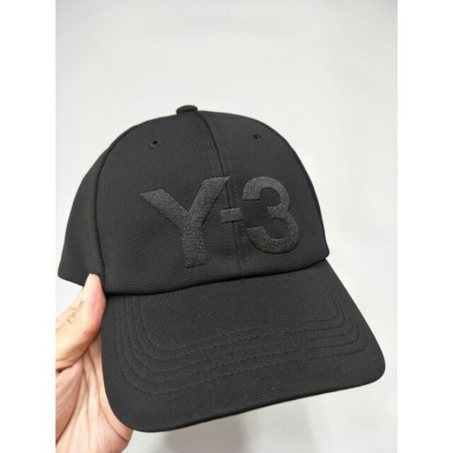 y3 logo cap
