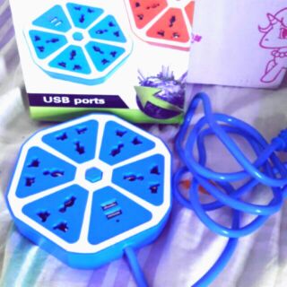 水果 造型 充電器 多功能 多插孔 USB