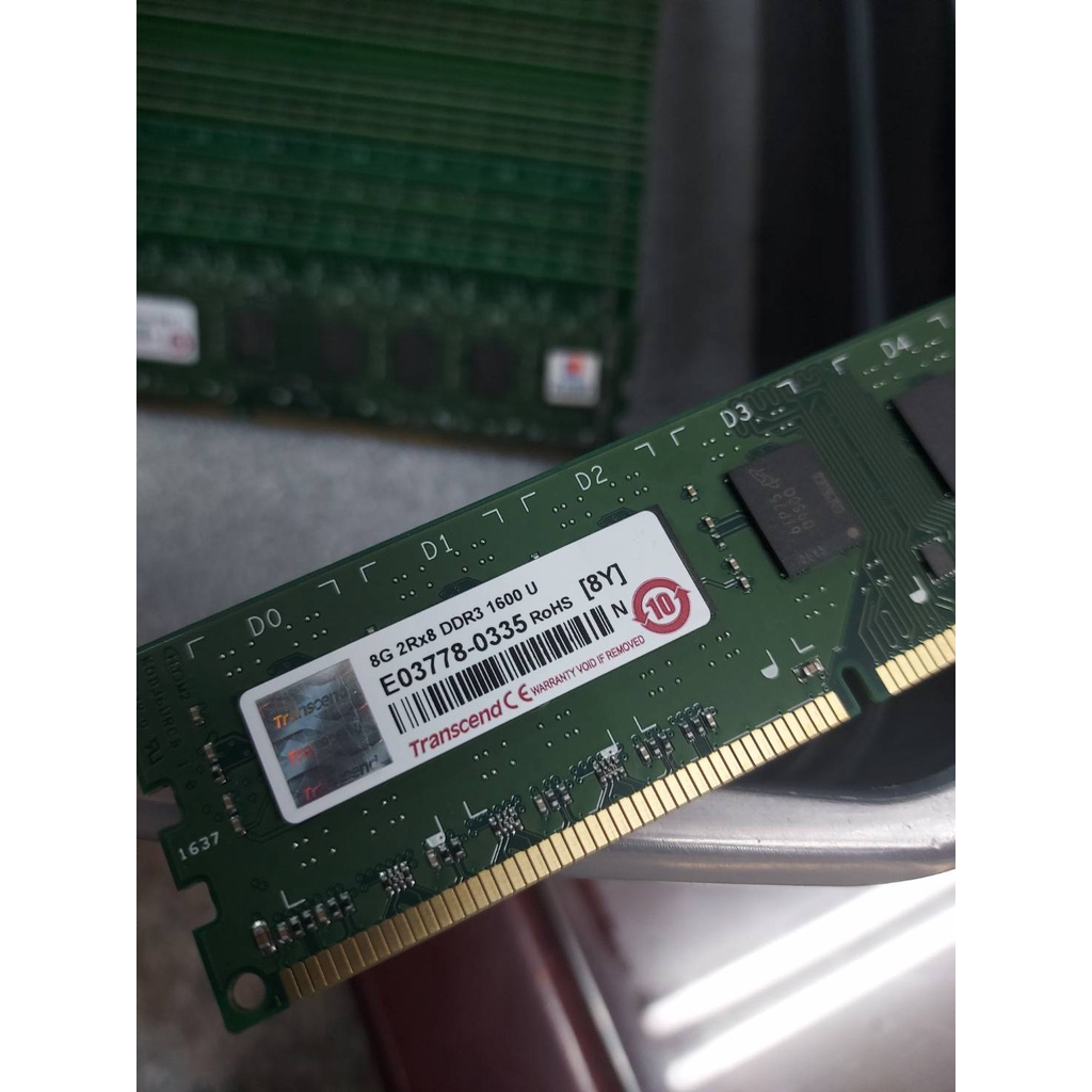 【WN工作室】創見 8G 1600 終身保固 DDR3桌機記憶體  RAM 二手