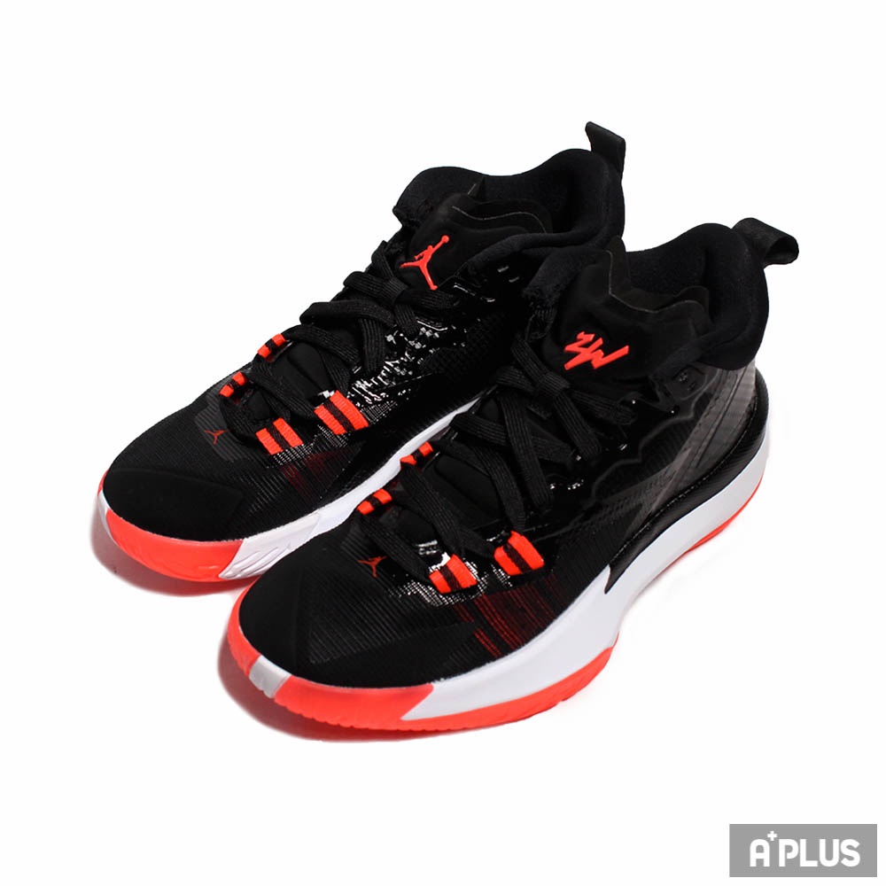NIKE 女 JORDAN ZION 1 (GS) 籃球鞋 包覆 緩震 錫安 明星款 黑橘 - DA3131006
