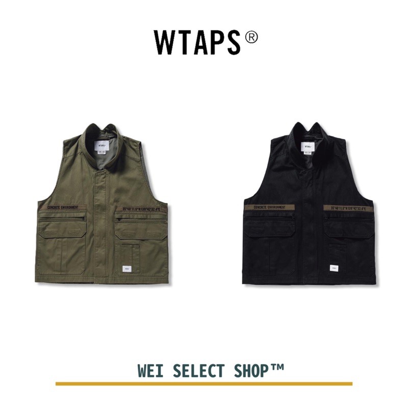 WTAPS 2021SS REP VEST COTTON TWILL