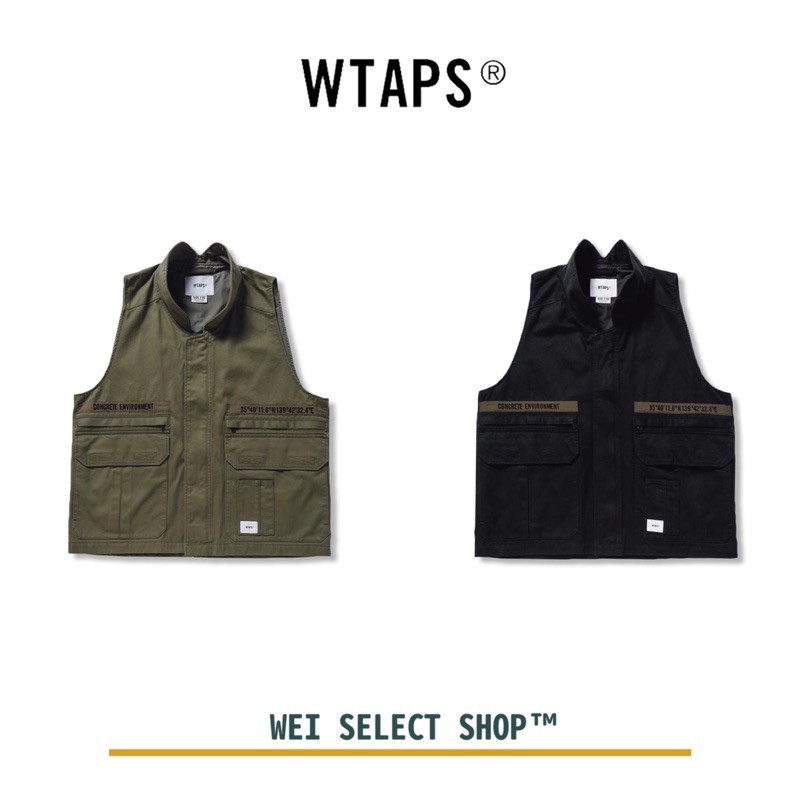 M WTAPS 21SS REP / VEST / COTTON. TWILL | myglobaltax.com