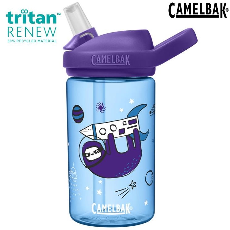 Camelbak eddy 400ml 兒童水壺/吸管運動水瓶 Renew CB2472404041 太空樹獺