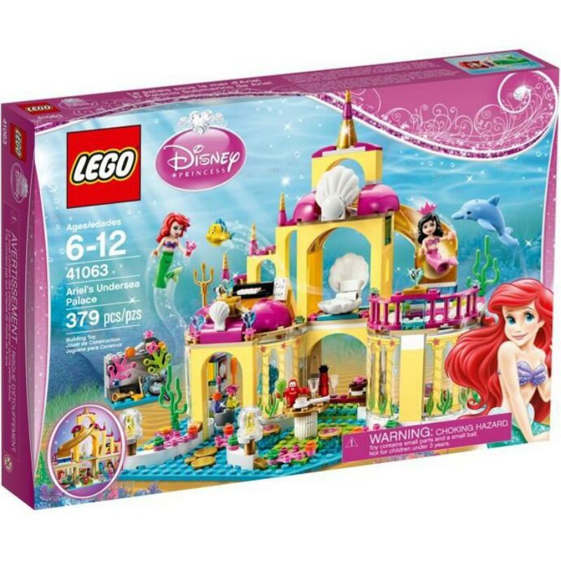 LEGO 樂高 41063 迪士尼系列 迪士尼公主系 小美人魚的海底宮殿 全新未拆