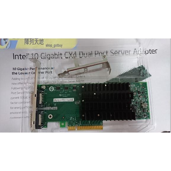 Intel CX4 10GbE 2-Port 網卡 伺服器專用 EXPX9502CX4 82598EB