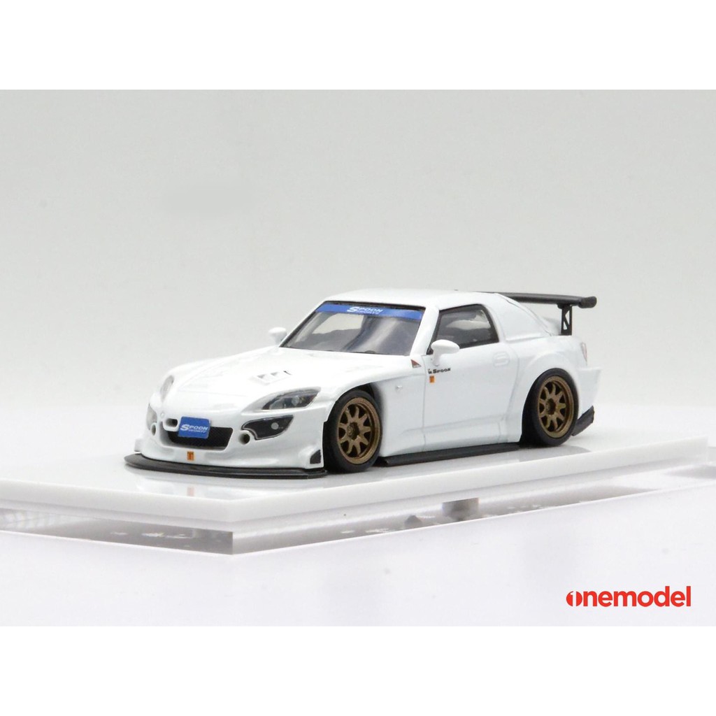 名車館 Onemodel Honda S00 Spoon Street Ver 白色1 64 樹酯車 蝦皮購物