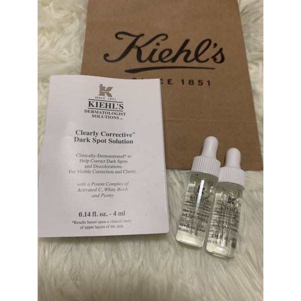 契爾氏Kiehl’s #小樣 #旅行組 激光極淨白系列 #淡斑精華