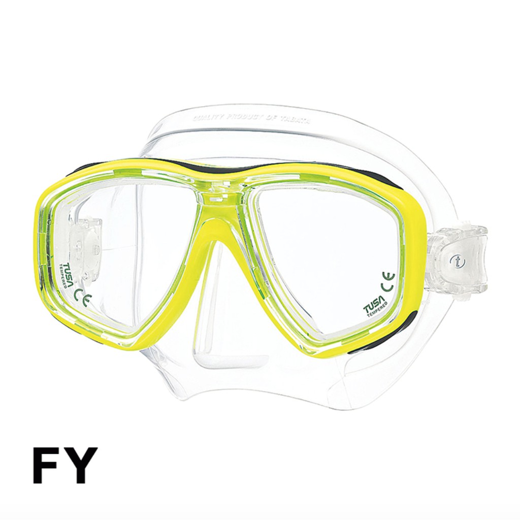 【日大潛水】【Tusa】透明矽膠雙面鏡 潛水 水肺潛水 可換成近視鏡片 M-212