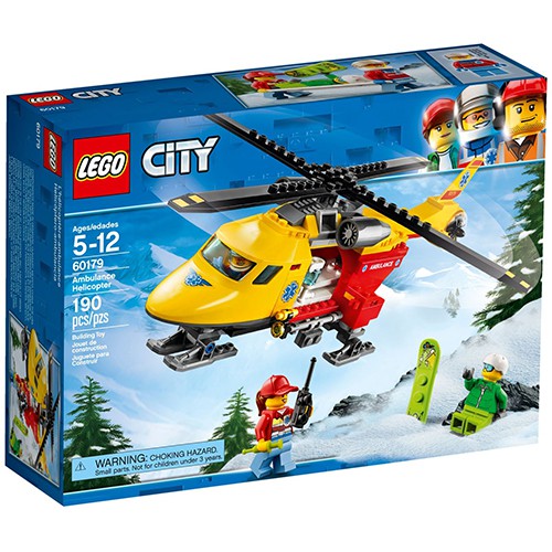 18601794 樂高 60179 救護直升機 立體積木 積木 益智 LEGO 益智積木 孩子玩伴