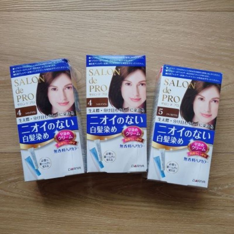 盒損價🇯🇵日本代購現貨🇯🇵DARIYA塔莉雅 SALON de PRO沙龍級白髮染髮劑 (80g)