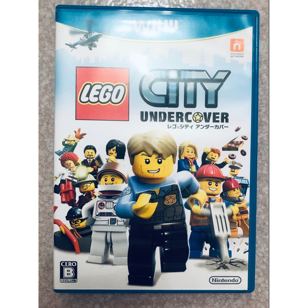 日版 WiiU 樂高小城 臥底密探 LEGO CITY UNDERCOVER~盒裝完整~狀況極新