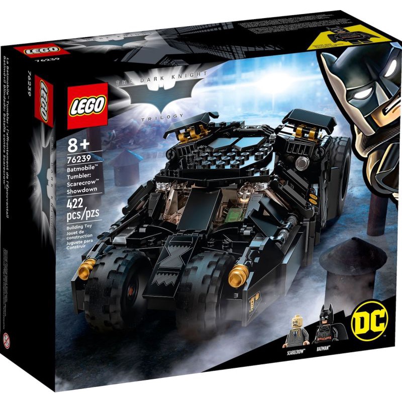 ［想樂］全新 樂高 LEGO 76239 DC 超級英雄 蝙蝠車 稻草人的對決 (盒損)