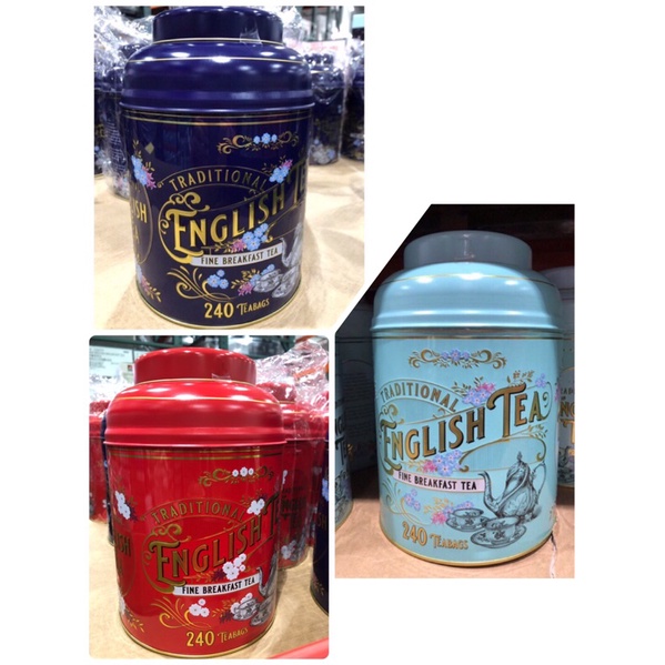 🈶️現貨🚀COSTCO代購NEW ENGLISH TEA英國早餐茶茶包/錫蘭紅茶480g 骨灰罈紅茶240包