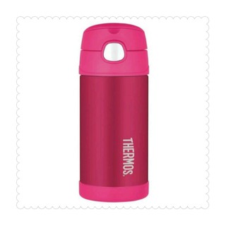 美國 Thermos 膳魔師兒童水杯 不銹鋼保溫瓶 新款提把 素粉 現貨