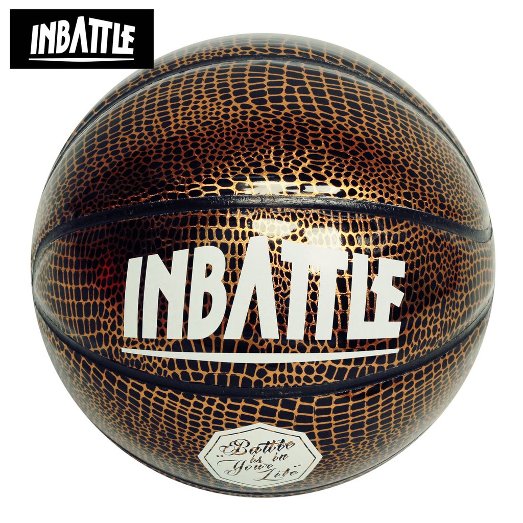 二手出清-INBATTLE花式籃球-蛇紋-漆皮籃球-街頭籃球-非NIKE非ADIDAS非TACHIKARA亮皮籃球