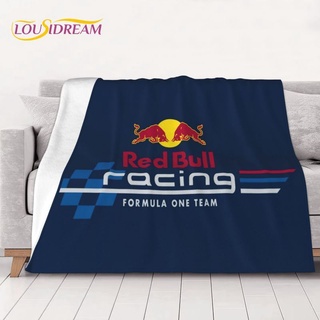 Red Bull 毯子,法蘭絨毯子超柔軟毯子,Sherpa 保暖毯子四個季節臥室床沙髮沙發