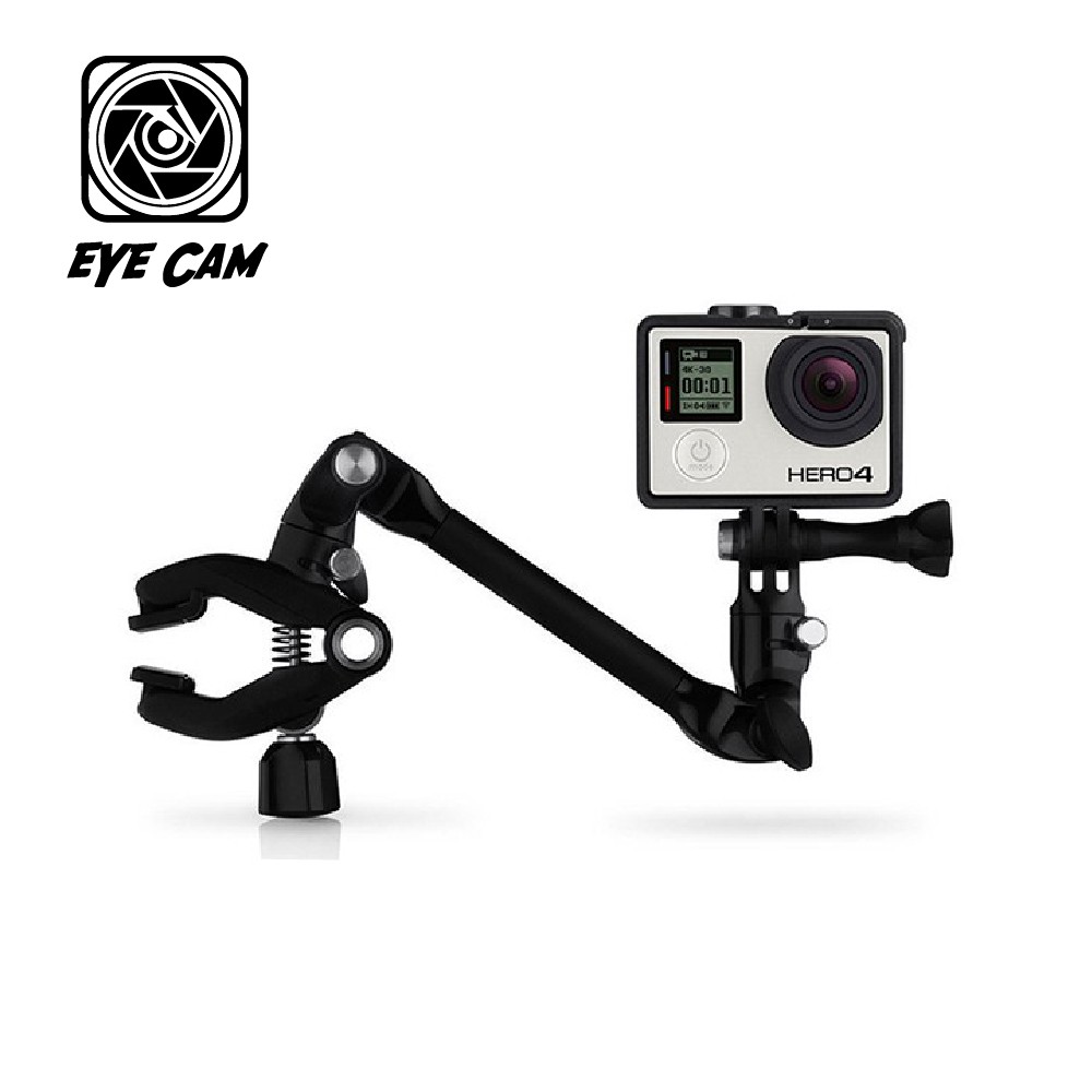Gopro 副廠可調式樂器固定座固定夾 Eyecam 快拆與連接座配件amclp 001 蝦皮購物