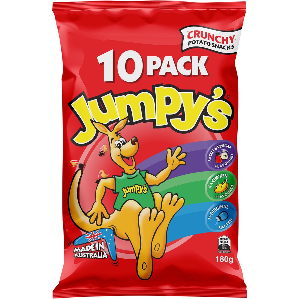 台灣總代理澳洲進口 JUMPY'S 3D袋鼠歡樂包 袋鼠餅乾 【美國小舖】