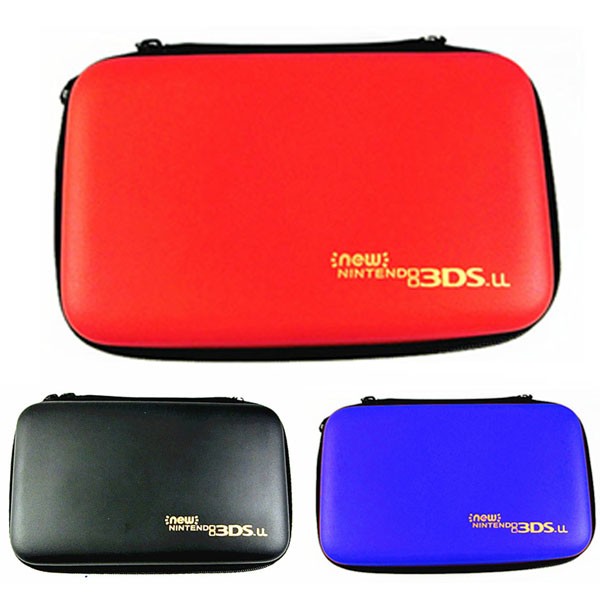 3ds33 1 升級金色logo款 New 3ds Ll 主機專用收納包保護包外出包硬殼包3色 蝦皮購物
