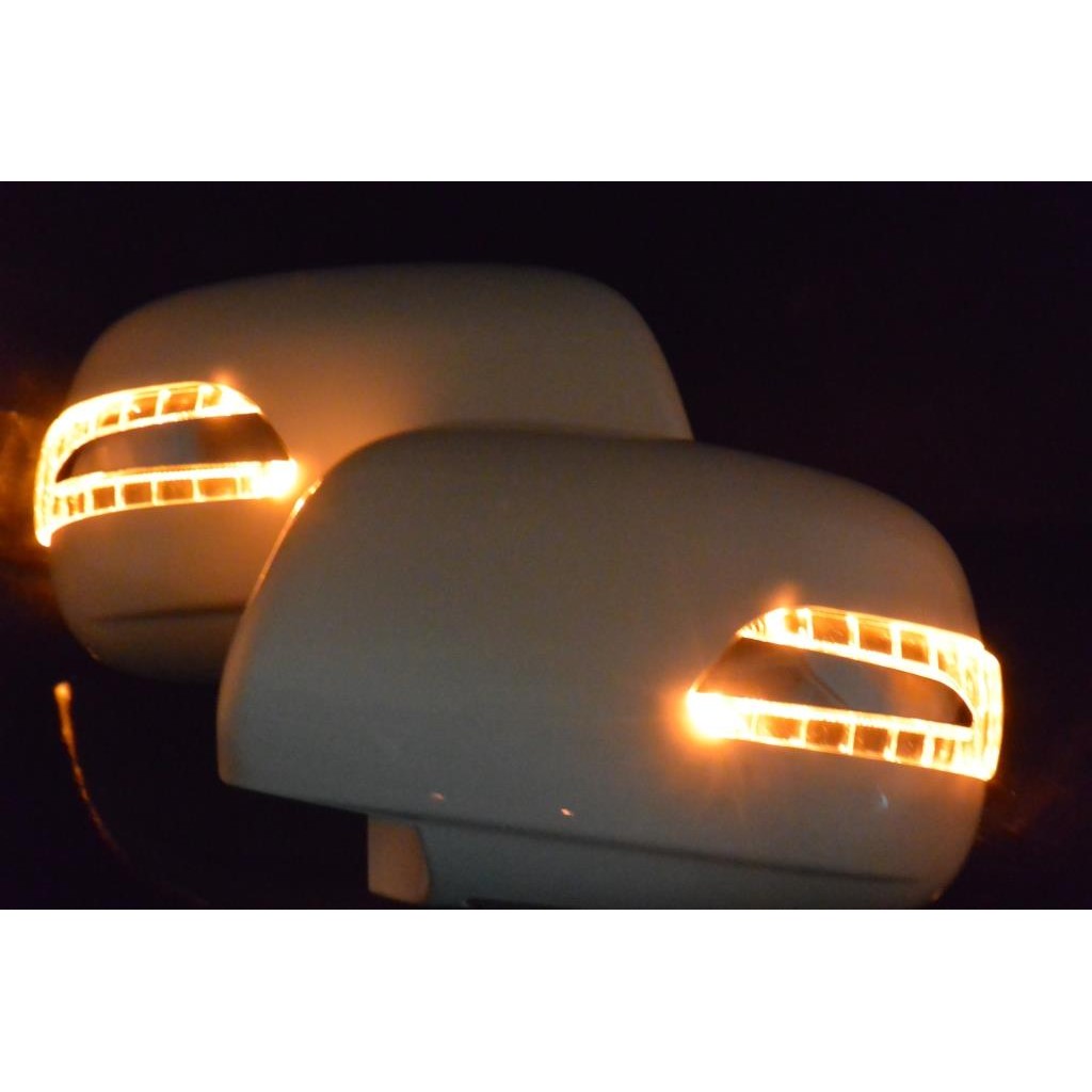 金強車業🚗  TOYOTA  VOXY  2004改裝部品  LED後視鏡外殼蓋+照地燈  雙功能側燈 小燈 方向燈