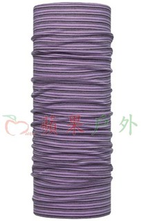 【BUFF】BF105678 西班牙 BUFF 美麗諾羊毛魔術頭巾粉紫織色 冬季保暖100% merino wool