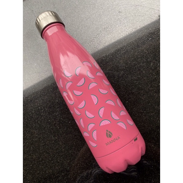 二手美國品牌 Manna 不鏽鋼保溫瓶隨行瓶 原價US$34.99 粉紅 不退換