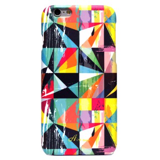 SaraGarden 客製化 iPhone8/8Plus/7/6 手機殼 【多款手機型號提供】刷色 藝術 三角 Z101