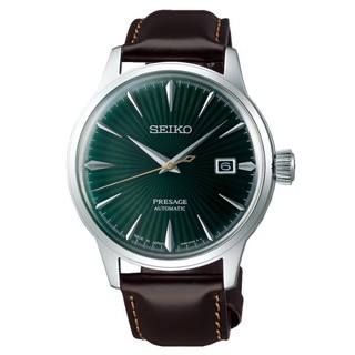 Seiko 精工錶 4R35-01T0M(SRPD37J1) PRESAGE 經典不敗機械腕錶/綠色面 40.5mm