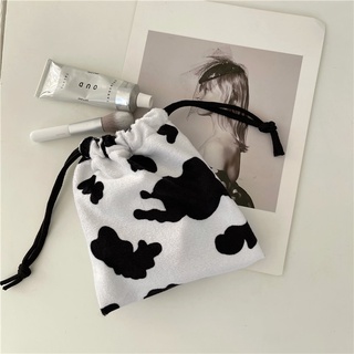 🐄 開發票！臺灣現貨❤️ 超值加購價 乳牛 小包 收納包 束口袋 收納袋 收納包 韓國 Ins風