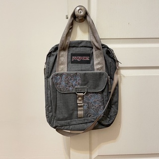 🇺🇸美國限定 全新 原價2000 現貨 JanSport 手提包 側背包 灰色 背包 包包 筆電包 電腦包 筆記型筆電包