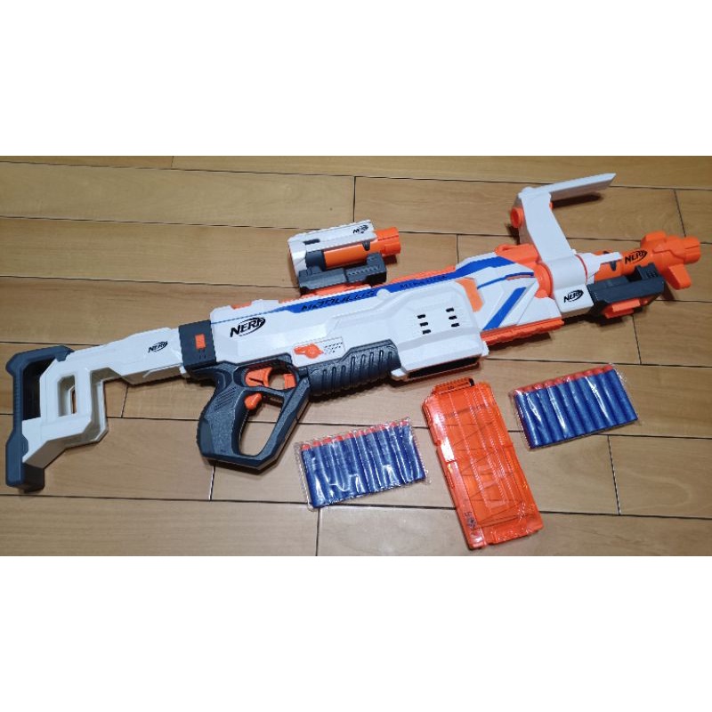 原廠正版 NERF 孩之寶 自由模組 MODULUS 三重射控 REGULATOR 橘機強速擊 電動 發射器 玩具槍