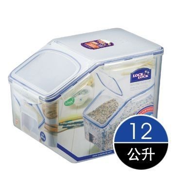 樂扣樂扣密封盒保鮮盒12L附量杯HPL510米箱米桶-大廚師百貨